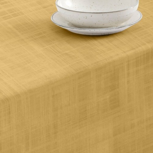 Stain-proof resined tablecloth Belum Liso Mustard 150 x 150 cm image 2