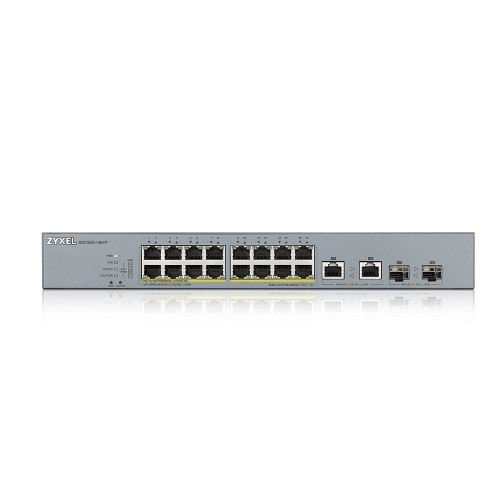 Zyxel GS1350-18HP-EU0101F network switch Managed L2 Gigabit Ethernet (10/100/1000) Power over Ethernet (PoE) Grey image 2