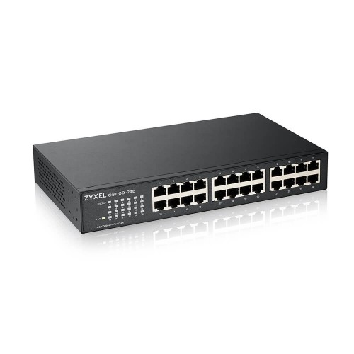 Zyxel GS1100-24E Unmanaged Gigabit Ethernet (10/100/1000) Black image 2