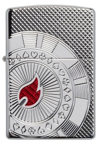 Zippo Lighter 49058 Armor™  Poker Chip Design image 2