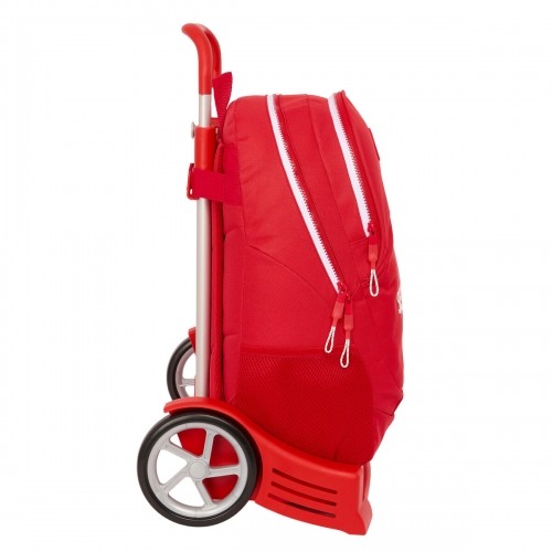 School Rucksack with Wheels Sevilla Fútbol Club Red 32 x 44 x 16 cm image 2