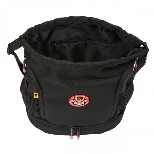 Backpack with Strings Kings League Porcinos Black 35 x 40 x 1 cm image 2