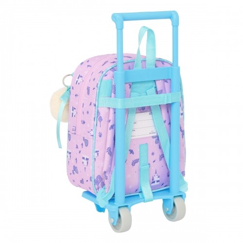 Школьный рюкзак с колесиками Frozen Cool days Фиолетовый Небесный синий 22 x 27 x 10 cm image 2