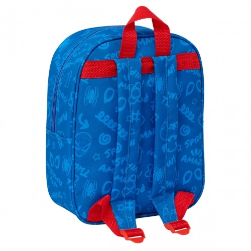 Школьный рюкзак Spider-Man Красный Тёмно Синий 22 x 27 x 10 cm 3D image 2
