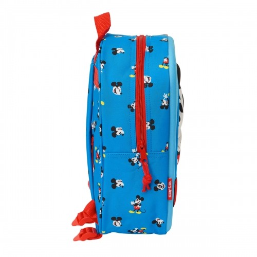 Школьный рюкзак Mickey Mouse Clubhouse Синий 22 x 27 x 10 cm 3D image 2