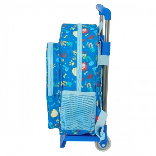 School Rucksack with Wheels The Paw Patrol Pups rule Blue 26 x 34 x 11 cm image 2