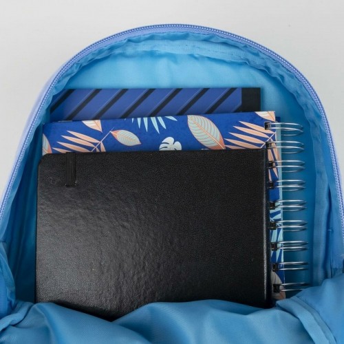 School Bag Stitch Blue 21 x 27 x 9 cm image 2