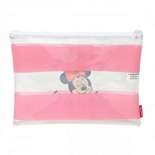 Waterproof Bag Minnie Mouse Beach Pink Transparent image 2