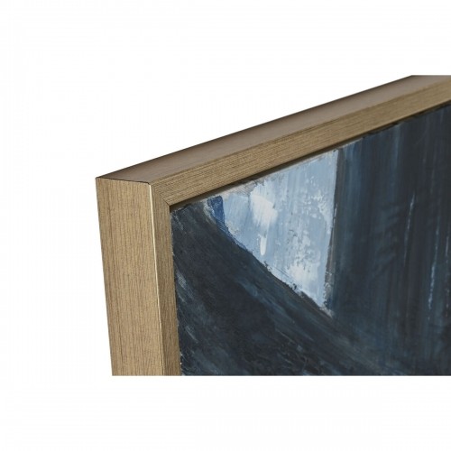 Картина Home ESPRIT Синий Белый Абстракция современный 131 x 3,8 x 131 cm image 2