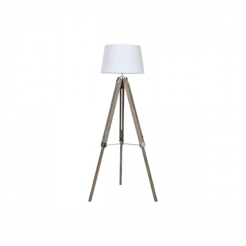 Floor Lamp Home ESPRIT White Brown Wood 40 x 40 x 150 cm image 2