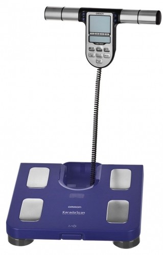 Omron BF511 Square Blue Electronic personal scale image 2