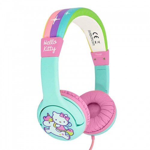 Wired headphones for Kids OTL Hello Kitty Rainbow (turquoise) image 2