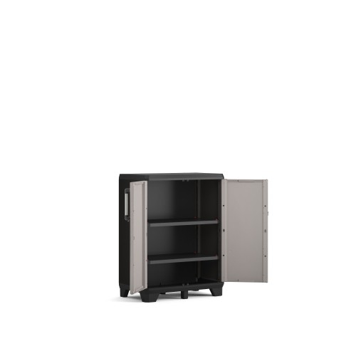 Skapis Pro Base Cabinet 68x39x90cm pelēks/melns image 2