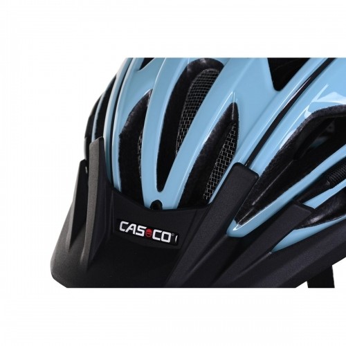 Adult's Cycling Helmet Casco ACTIV2 J Black Light Blue 52-56 cm image 2
