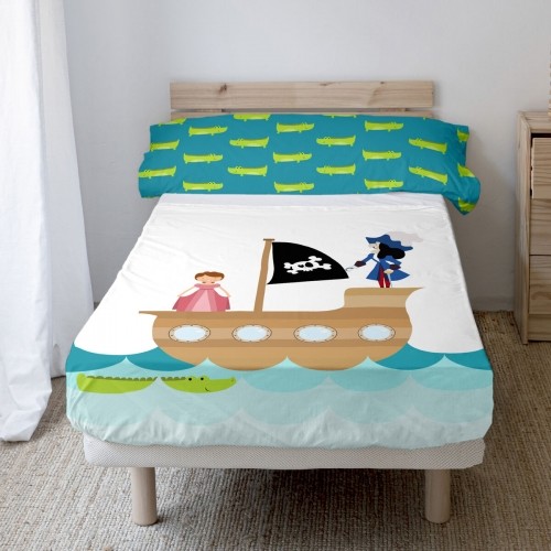 Bedding set HappyFriday Mr Fox Flying Boy Multicolour Single 2 Pieces image 2