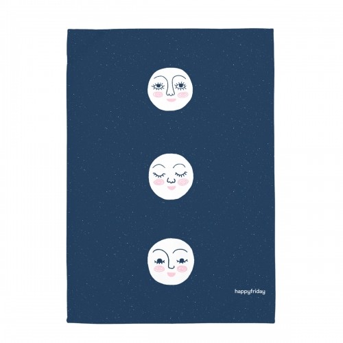 Кухонное полотенце HappyFriday Moon Разноцветный 70 x 50 cm (2 штук) image 2