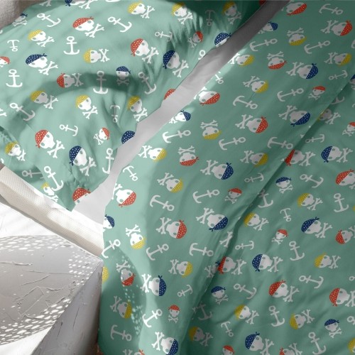 Комплект чехлов для одеяла HappyFriday Moshi Moshi Pirate Life Разноцветный 80/90 кровать 2 Предметы image 2