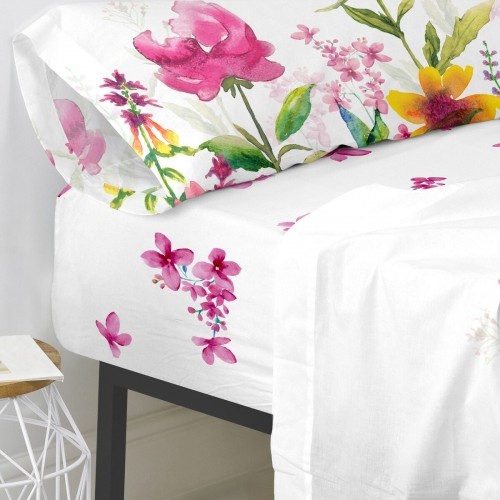 Fitted bottom sheet HappyFriday Cassia Multicolour 140 x 200 x 32 cm image 2