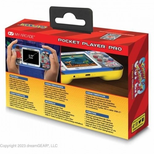 Портативная видеоконсоль My Arcade Pocket Player PRO - Super Street Fighter II Retro Games image 2