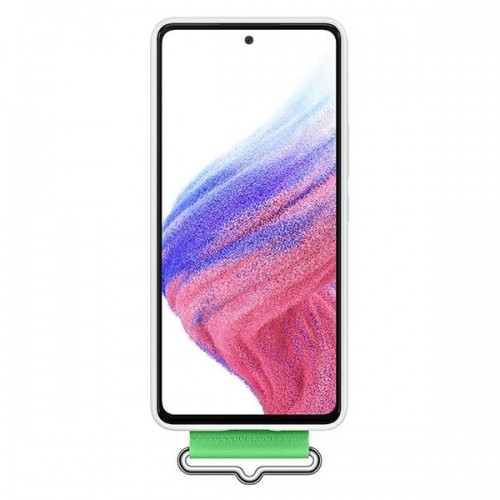 Samsung Silicone Cover Strap for Galaxy A53 5G white image 2