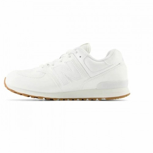 Children’s Casual Trainers New Balance 574 White image 2