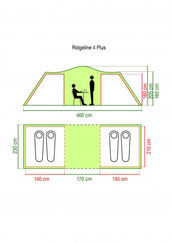 Coleman RIDGELINE™ 4 PLUS 205114  telts image 3