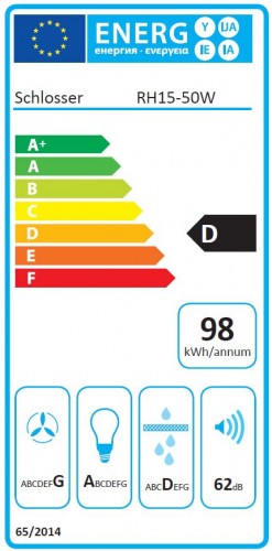 Tvaika nosūcējs Schlosser RH15-50W image 3