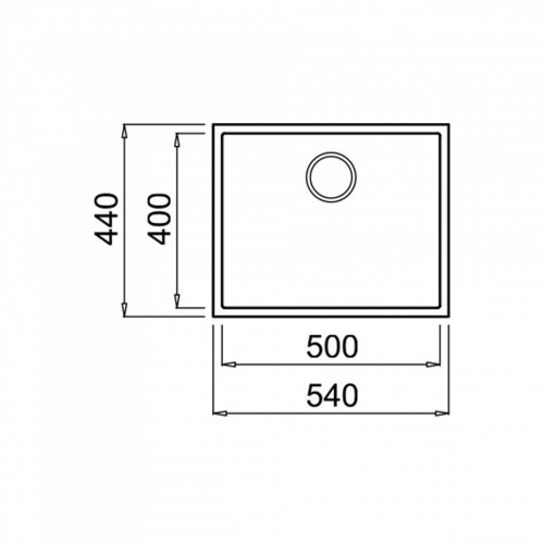 Teka Sink suspended SQUARE 50.40 TG white image 3