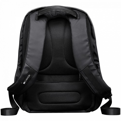 Canyon Backpack for 15.6" laptop, black and dark gray (Material: 900D Glued Polyester and 600D Polyester) image 3