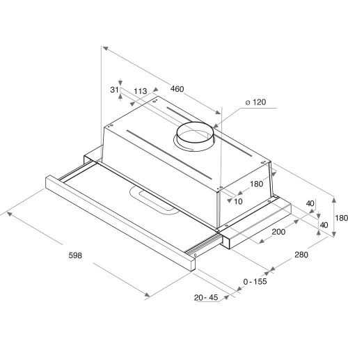 Integrated cooker hood Whirlpool AKR 749/1 WH image 3