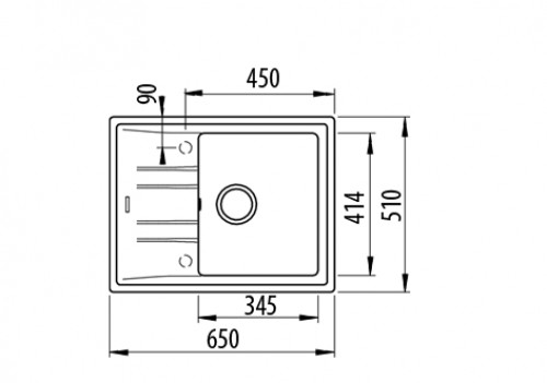 Sink Teka Stone 45S TG carbon image 3