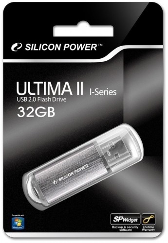 Silicon Power zibatmiņa 32GB Ultima II i-Series, sudrabota image 3