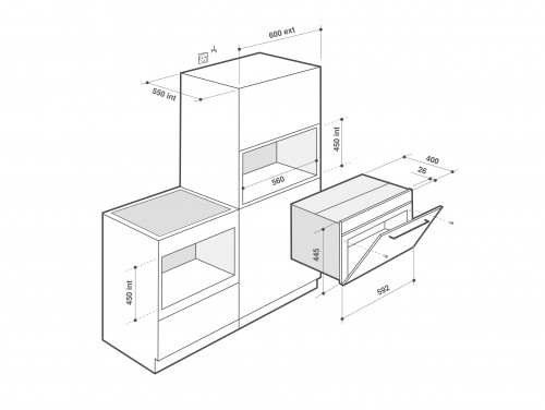 De Dietrich Built In 45cm 100% Steam Oven DKV7340A image 3