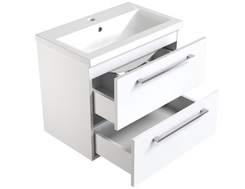 Basin unit with washbasin Raguvos Baldai SCANDIC 61 CM grey ash 15112303 image 3