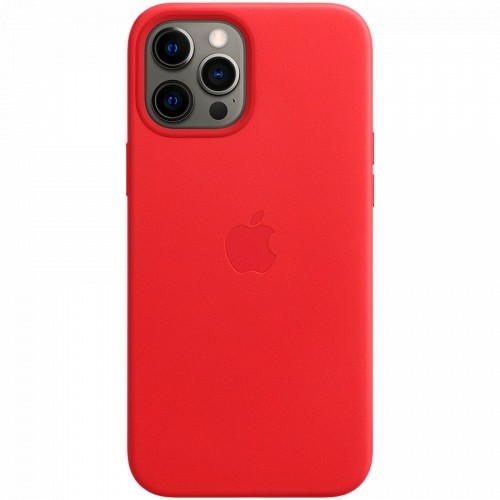 Apple iPhone 12 Pro Max Leather Case with MagSafe - (PRODUCT)RED image 3
