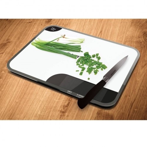 Salter 1079 WHDR 15kg Max Chopping Board Digital Kitchen Scale - White image 3