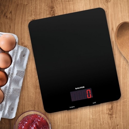 Salter 1150 BKDR 5kg Glass Electronic Kitchen Scales - Black image 3