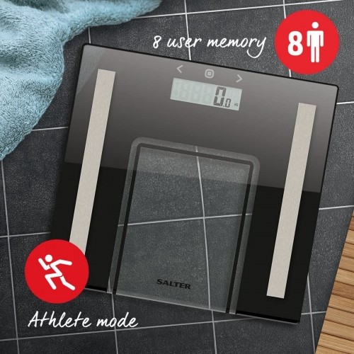 Salter 9128 BK3R Electronic Body Analyser Scale - Black image 3