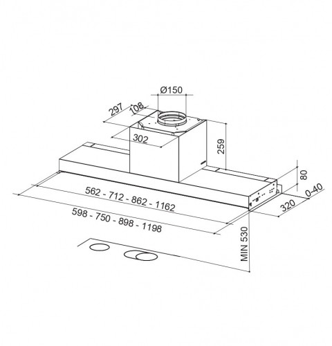 Hood Faber In-Nova Premium BK M A60 image 3