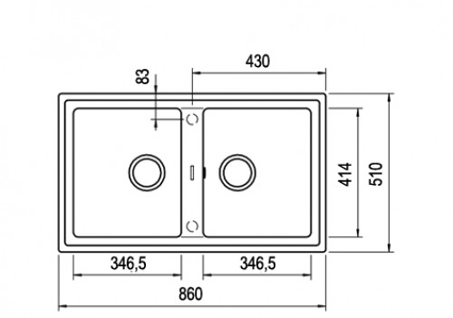 Sink Teka Stone 90B TG onyx image 3