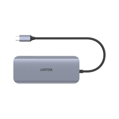 UNITEK D1026B interface hub USB 3.2 Gen 1 (3.1 Gen 1) Type-C 5000 Mbit/s Grey image 3
