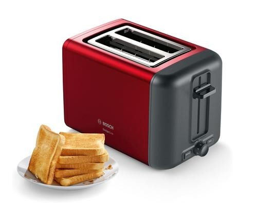 Bosch TAT3P424 toaster 2 slice(s) 970 W Black, Red image 3