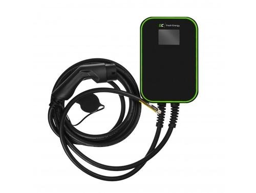 Green Cell EV14 electric vehicle charging station Black Aluminium Wall 3 Built-in display LCD image 3