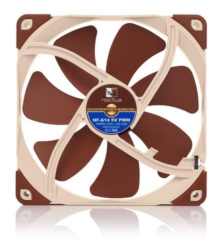 Noctua NF-A14 Computer case Fan 14 cm Beige, Brown image 3