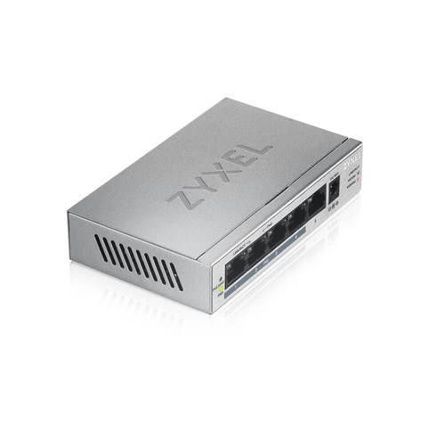 Zyxel GS1005HP Unmanaged Gigabit Ethernet (10/100/1000) Power over Ethernet (PoE) Silver image 3