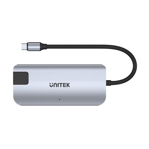 UNITEK uHUB P5+ USB 2.0 Type-C 10000 Mbit/s Black, Grey image 3