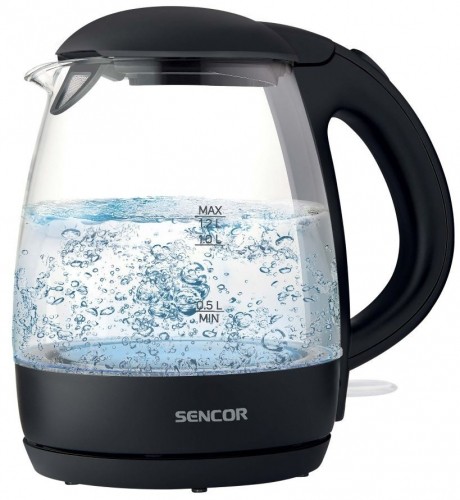 Electric kettle Sencor SWK2300BK, black image 3