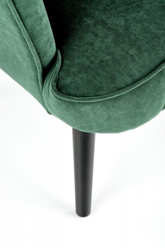 Halmar DELGADO chair color: dark green image 3