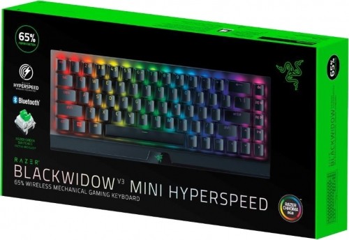 Razer беспроводная клавиатура BlackWidow V3 Mini HyperSpeed RU image 3