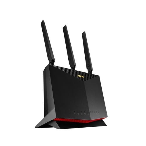 ASUS 4G-AC86U wireless router Gigabit Ethernet Dual-band (2.4 GHz / 5 GHz) 3G Black image 3